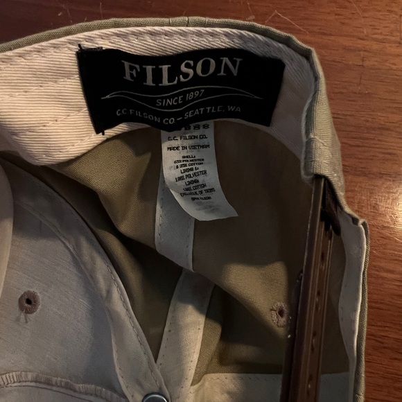 Like New Filson SnapBack Hat - Picture 2 of 3